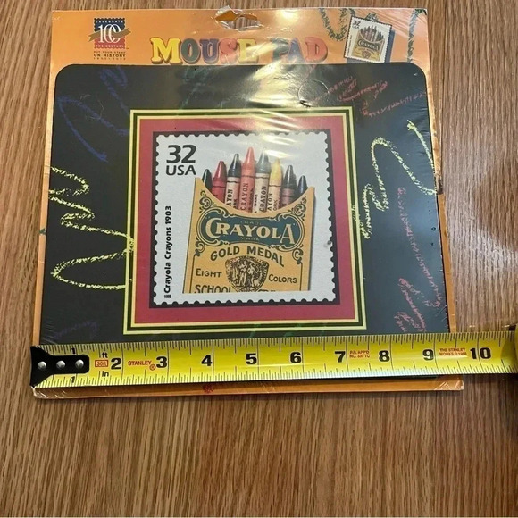 Crayola Crayons USPS Postage Stamp Mouse Pad 1998 - New Sealed - Picture 6 of 8